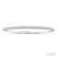 Diamond Halfway Straight Flex Bangle