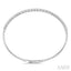 Diamond Halfway Straight Flex Bangle