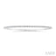 Diamond Halfway Straight Flex Bangle
