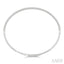 Diamond Halfway Straight Flex Bangle