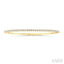 Diamond Halfway Straight Flex Bangle