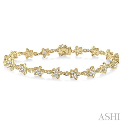 Flower Diamond Fashion Bracelet