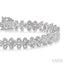 Floral Link Diamond Bracelet