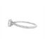 Miosogno Oval Diamond Hidden Halo Engagement Ring