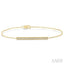 Bar Petite Diamond Fashion Chain Bracelet
