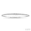 Diamond Halfway Graduated Flex Bangle