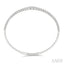 Diamond Halfway Graduated Flex Bangle