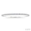 Diamond Halfway Graduated Flex Bangle