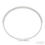 Diamond Halfway Graduated Flex Bangle