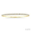 Diamond Halfway Graduated Flex Bangle