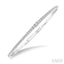 Diamond Halfway Graduated Flex Bangle