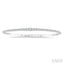 Diamond Halfway Graduated Flex Bangle
