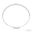 Diamond Halfway Graduated Flex Bangle