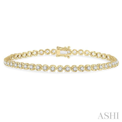 Illusion Diamond Tennis Bracelet