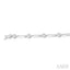 Paperclip Lovebright Diamond Fashion Bracelet