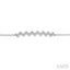 Zig-Zag Diamond Chain Bracelet