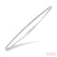 Diamond Halfway Triangle Flex Bangle