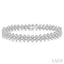 Chevron Diamond Tennis Bracelet