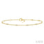 Diamond Station Chain Bracelet