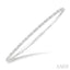 Diamond Halfway Bezel Bubble Flex Bangle