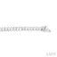 Hexagon Shape Bezel Set Diamond Tennis Bracelet