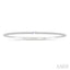 Diamond Halfway Baguette Center Flex Bangle