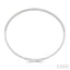 Diamond Halfway Baguette Center Flex Bangle