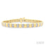 Ribbed Diamond Fashion Bracelet
