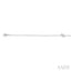 Block 'K' Initial Diamond Chain Bracelet