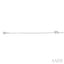 Block 'M' Initial Diamond Chain Bracelet