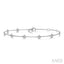 Star Diamond Station Chain Bracelet