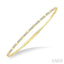 Diamond Halfway Square Flex Bangle