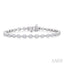 Marquise Shape East-West Bezel Set Diamond Tennis Bracelet
