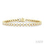 Round Shape Bezel Set Diamond Tennis Bracelet