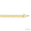 Emerald Shape East-West Bezel Set Diamond Tennis Bracelet