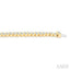 Oval Shape North-South Bezel Set Diamond Tennis Bracelet