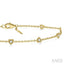 Heart Shape Diamond Station Chain Bracelet