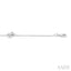 Fleur De Lis Petite Diamond Fashion Chain Bracelet
