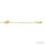 Fleur De Lis Petite Diamond Fashion Chain Bracelet