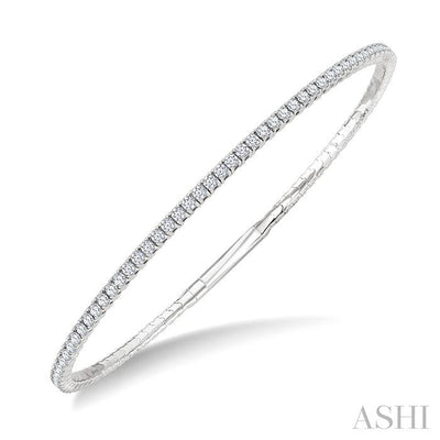 Diamond Fullway Straight Flex Bangle