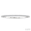 Diamond Halfway Straight Flex Bangle