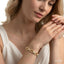 Aeris Gold Paperclip Diamond Fashion Bracelet