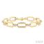 Paperclip Diamond Fashion Bracelet