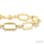 Paperclip Diamond Fashion Bracelet