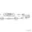 Emerald Shape Bezel Set Diamond Bracelet