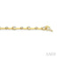 Emerald Shape Bezel Set Diamond Bracelet