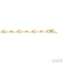 Oval Shape Bezel Set Diamond Bracelet