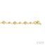 Princess Shape Bezel Set Diamond Bracelet