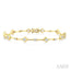 Princess Shape Bezel Set Diamond Bracelet
