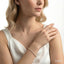 Halfway Diamond Prong-Set Flex Bangle